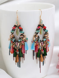 Thumbnail for Brincos Bohemia Women S925Sliver Tassel Pandent