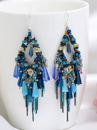 Thumbnail for Brincos Bohemia Women S925Sliver Tassel Pandent